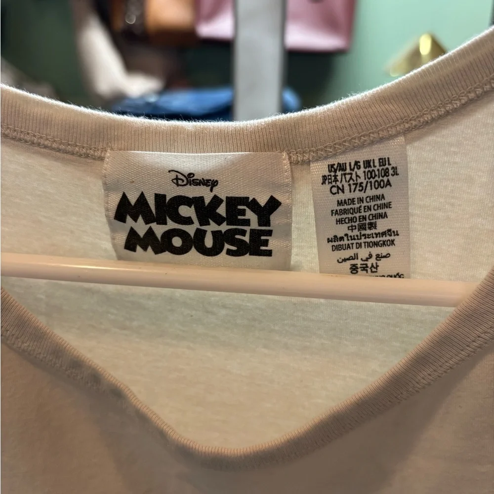 Disney Mickey Mouse Beige Tank Top - Picture 3 of 5